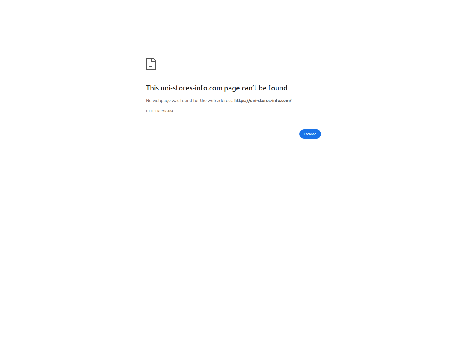 Screenshot of uni-stores-info.com
