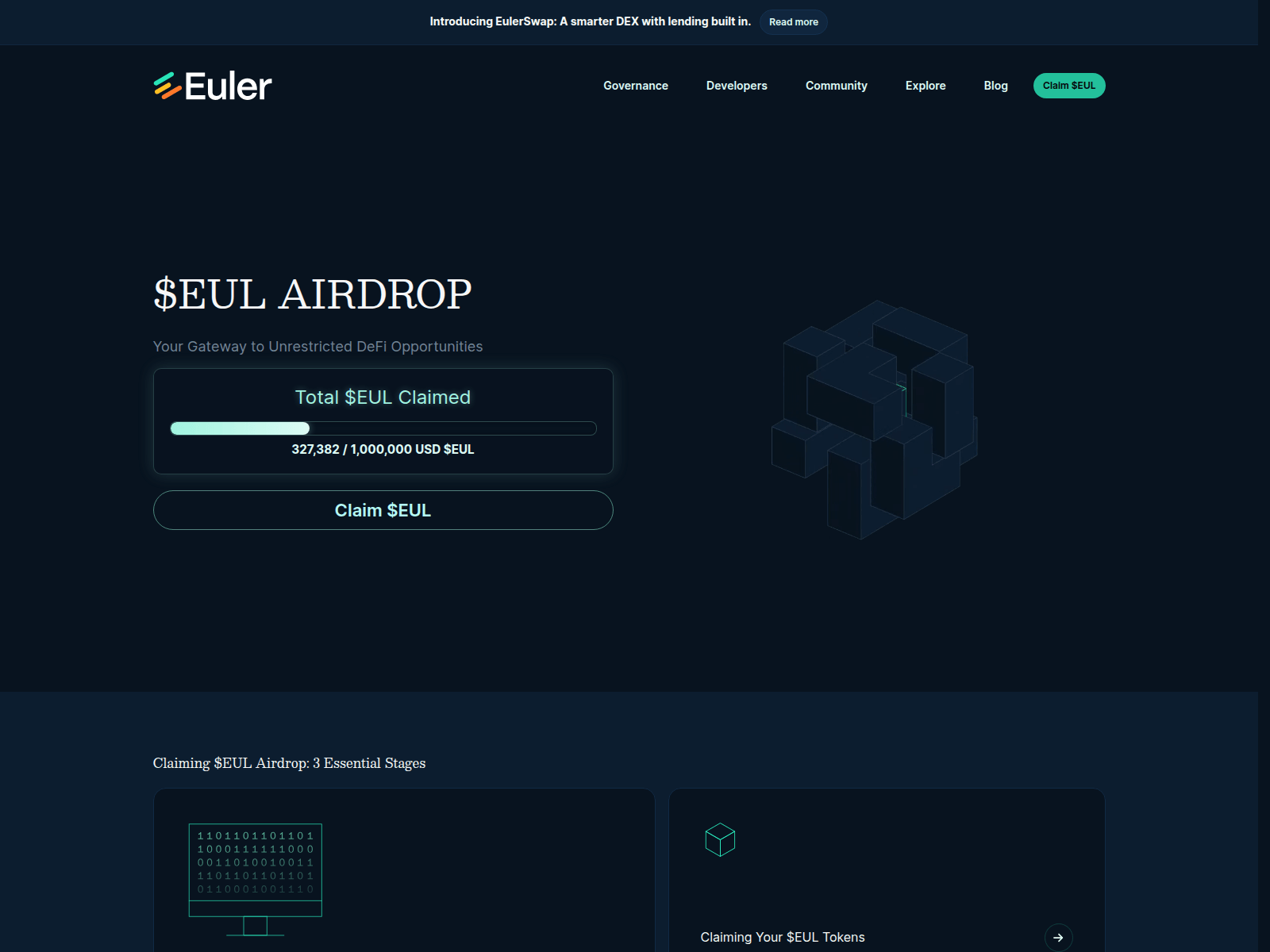 Screenshot of app-eulerlabs.com