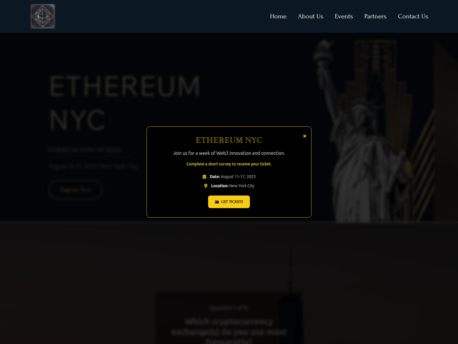 Screenshot of nycethereum.com