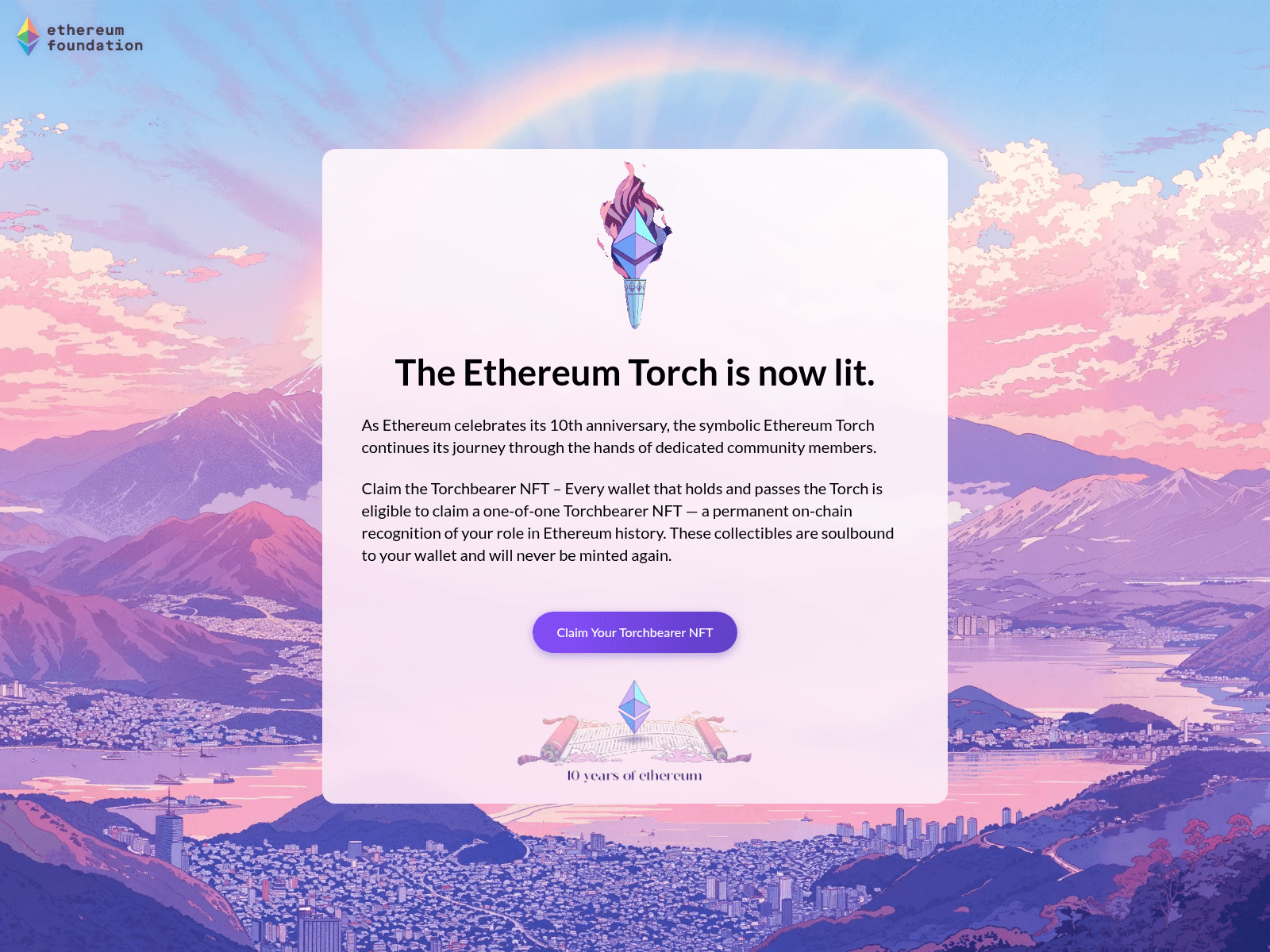 Screenshot of community-ethereum.com