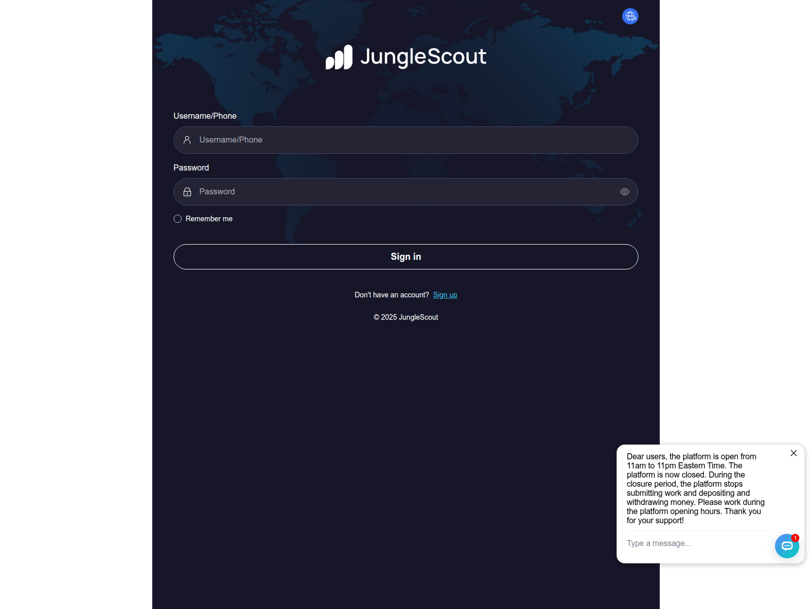 Screenshot of junglescoutppc.com