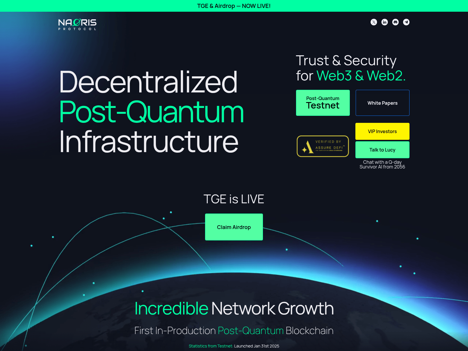 Screenshot of naarisprotocol.com