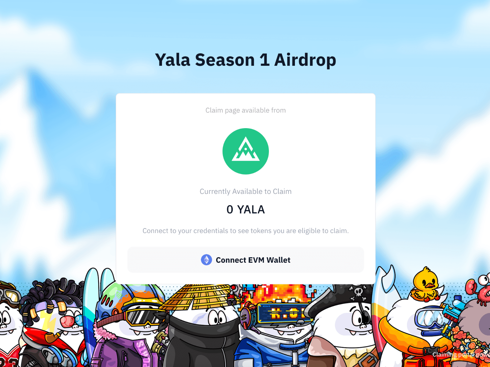 Screenshot of claimyala.org