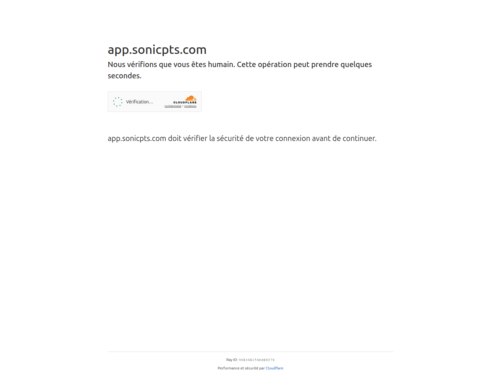 Screenshot of app.sonicpts.com