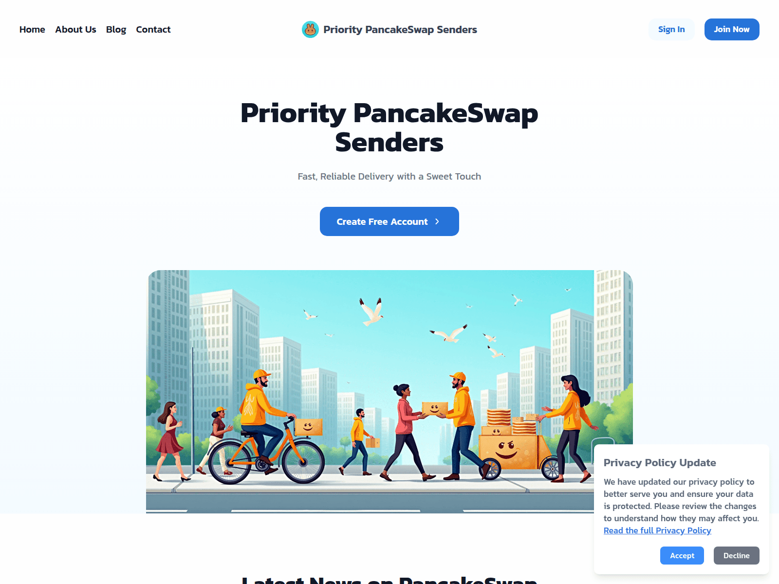 Screenshot of cakefi.eu.com