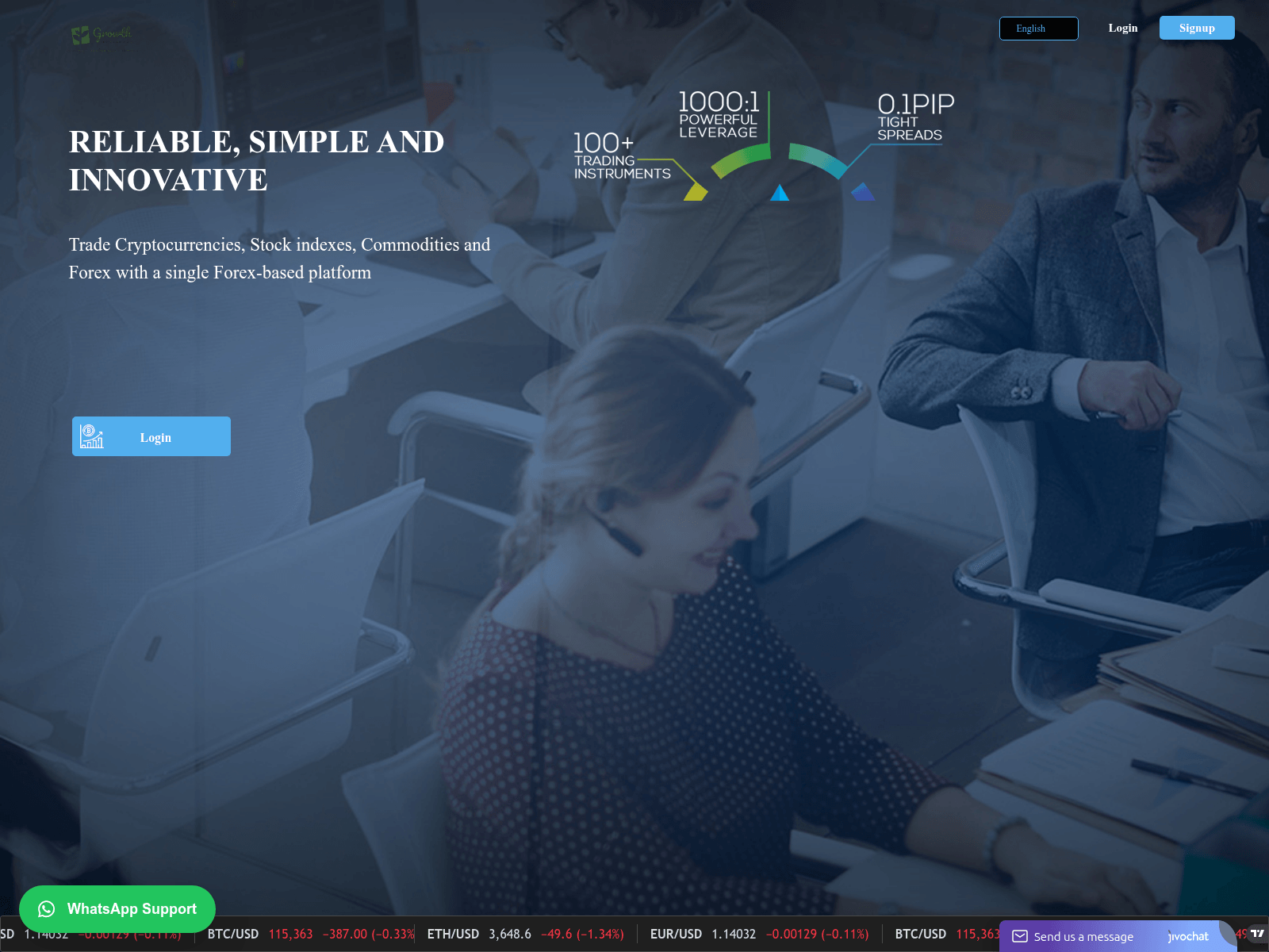 Screenshot of mail.growthlineonline.co