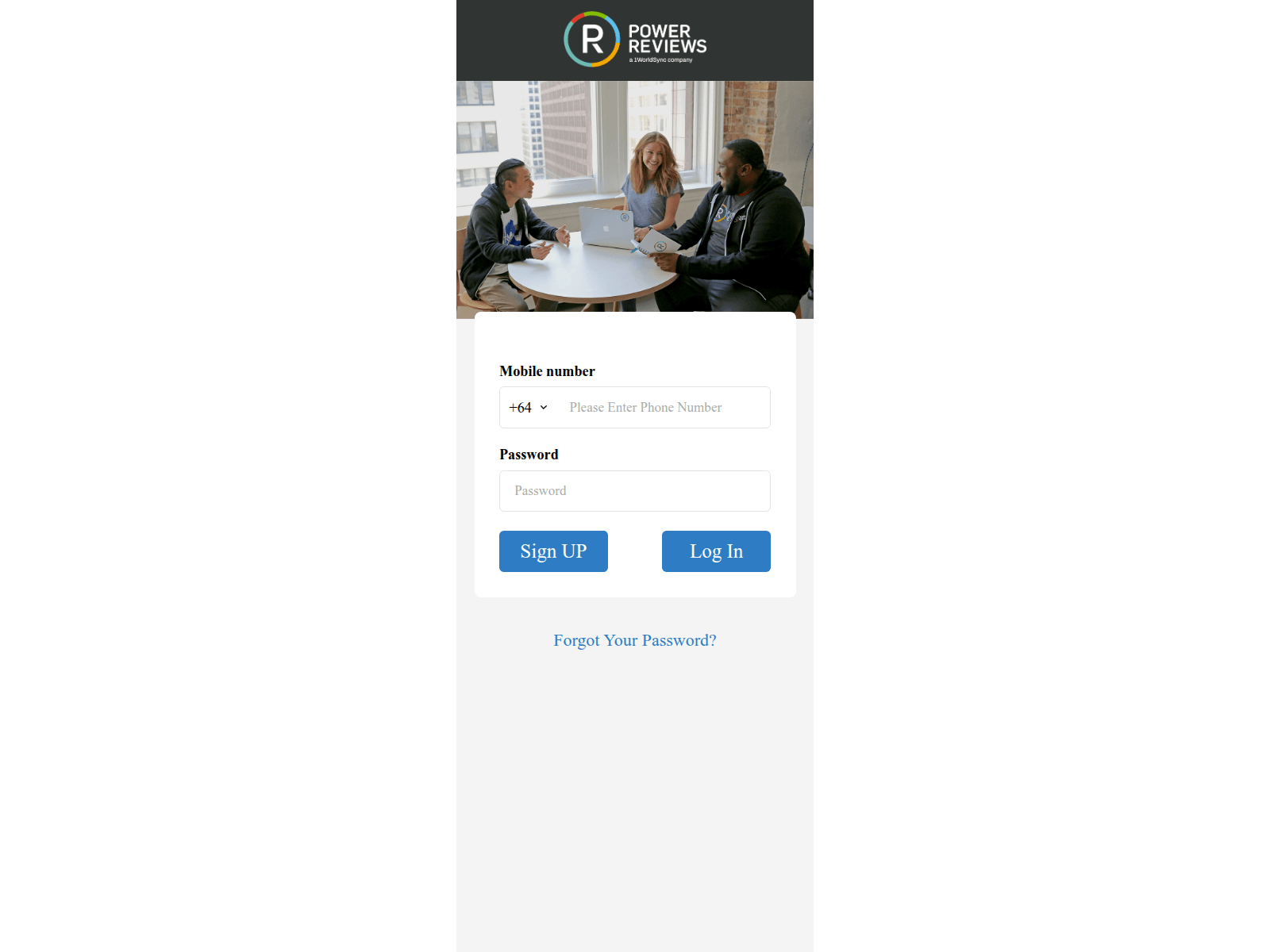 Screenshot of powerreviews-memberplatform.com