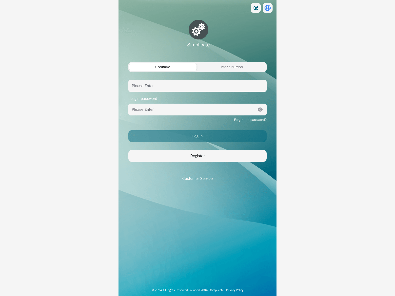 Screenshot of simplicateaa.com