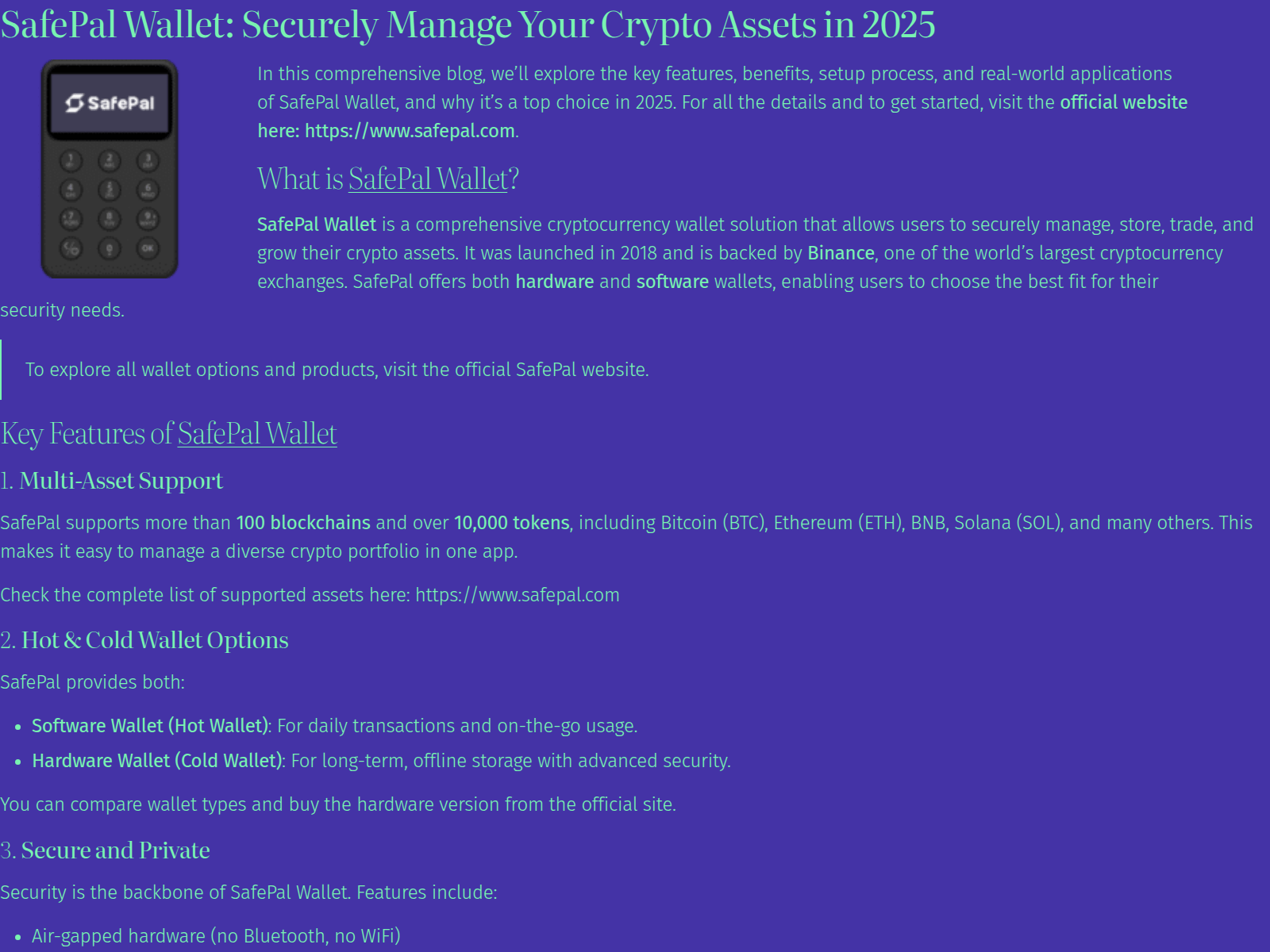 Screenshot of safepalwallet.space
