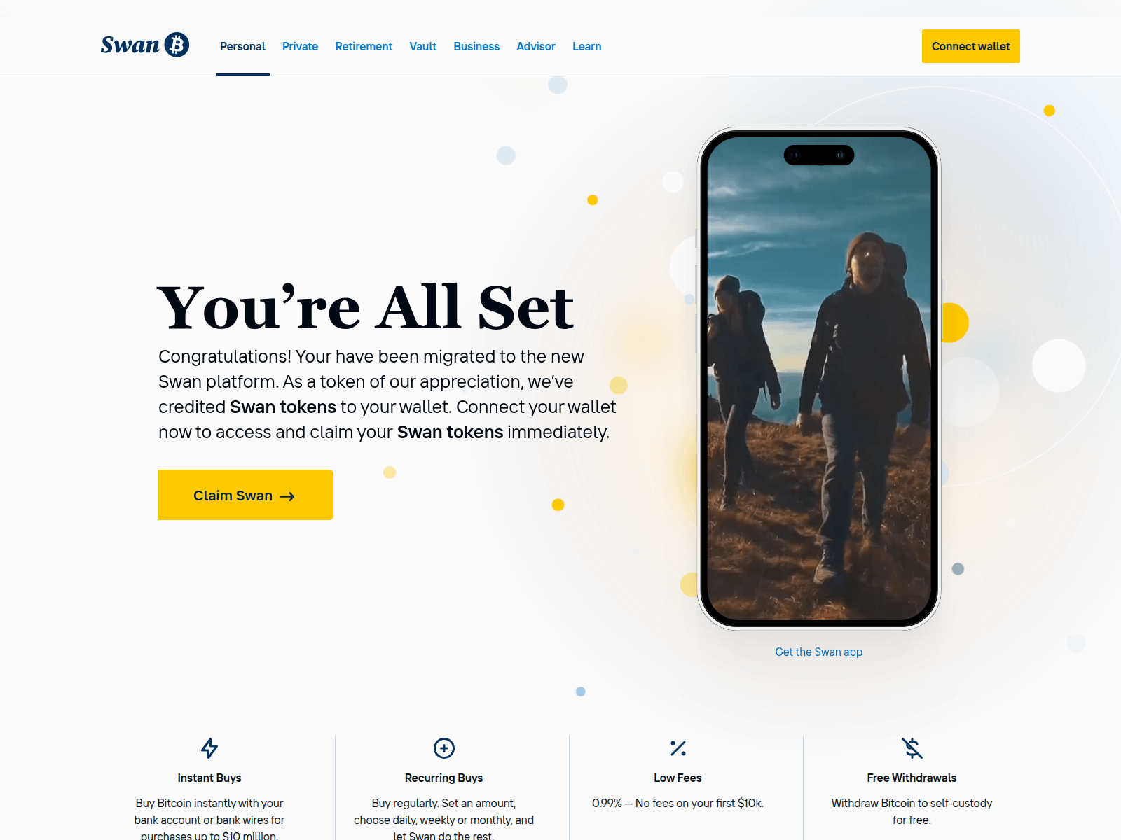 Screenshot of swanplatform.com