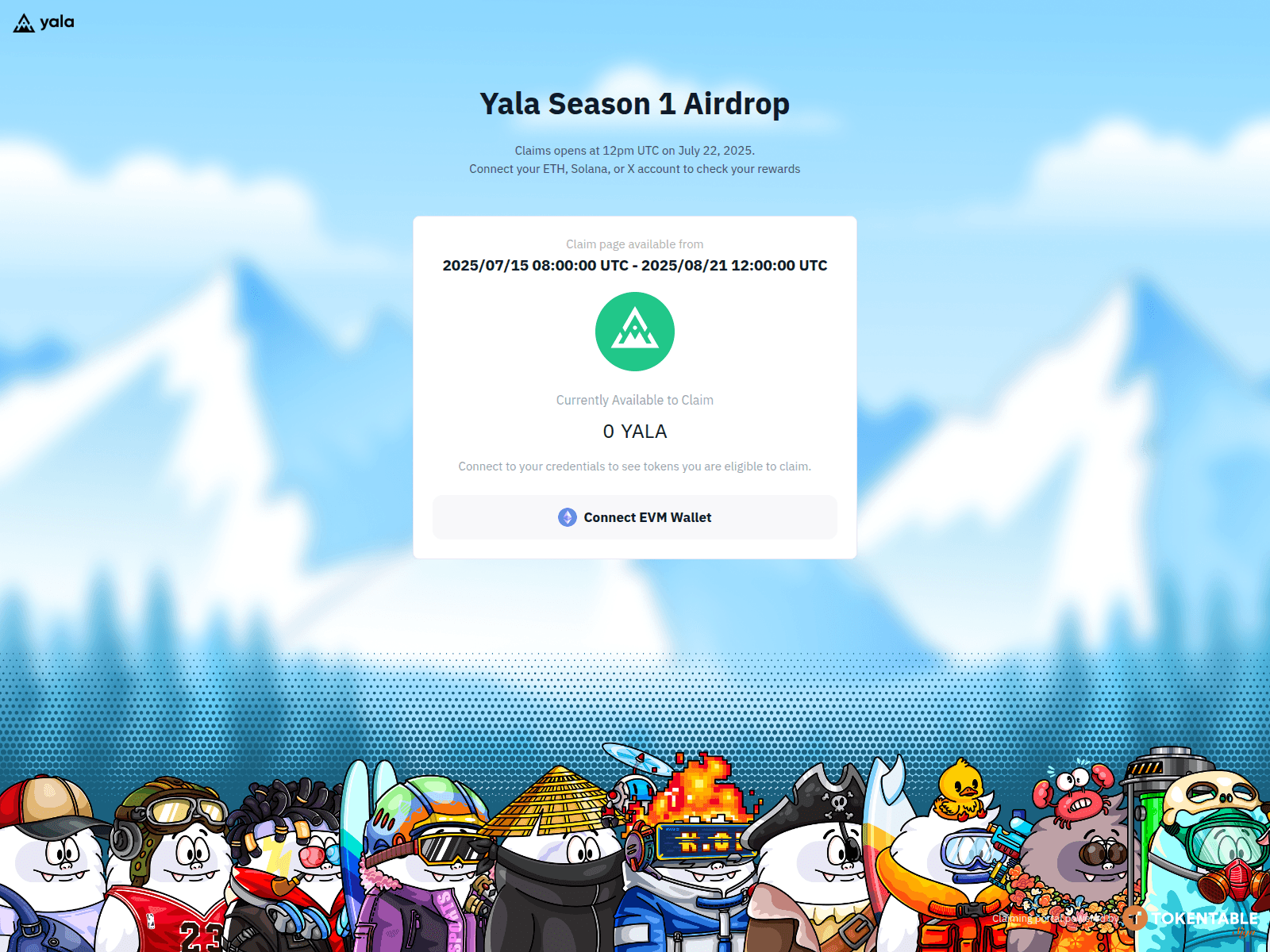 Screenshot of yaia.digital