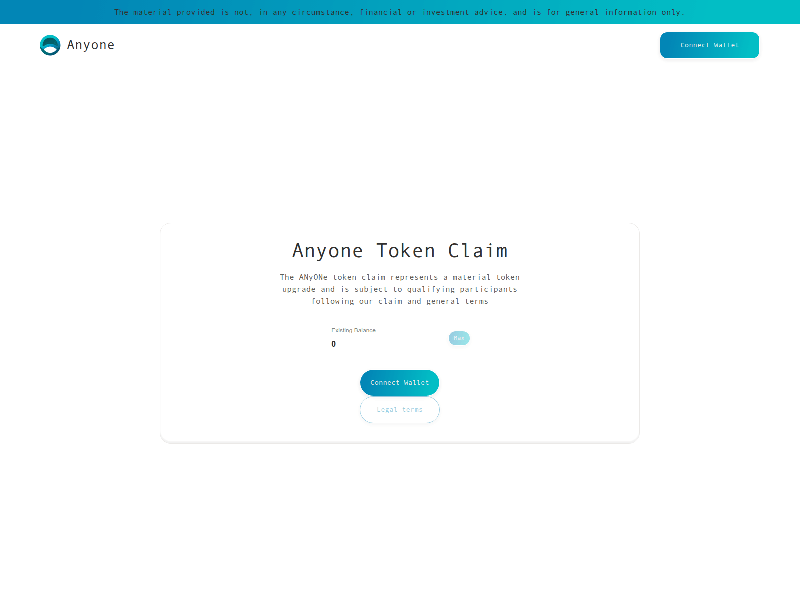 Screenshot of migration-anyonee-io.vercel.app