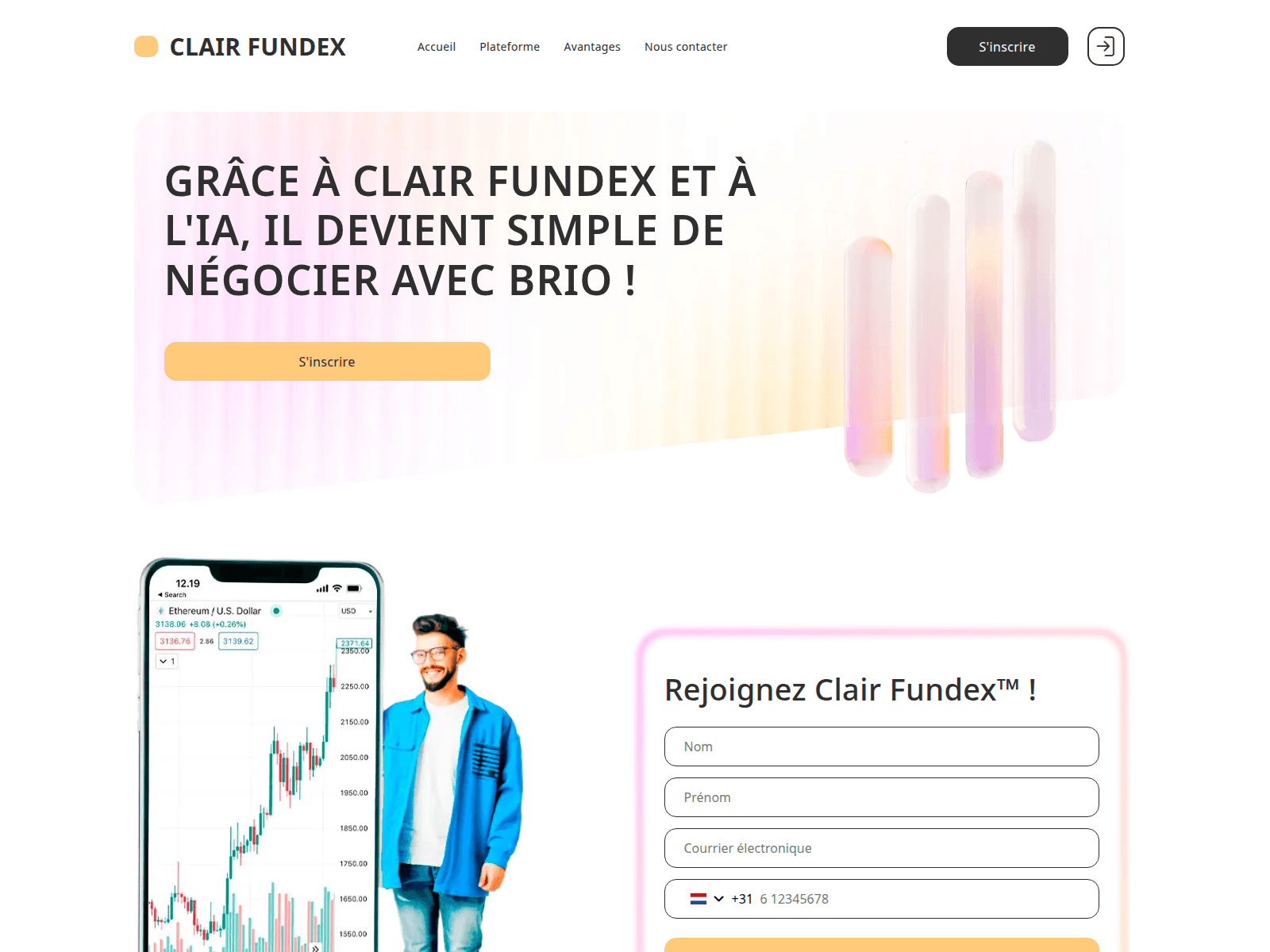 Screenshot of clair-fundex.com