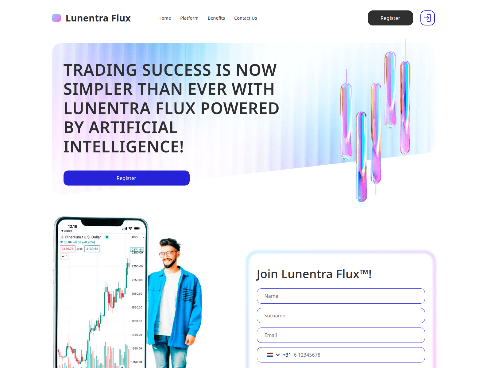 Screenshot of lunentra-flux.com