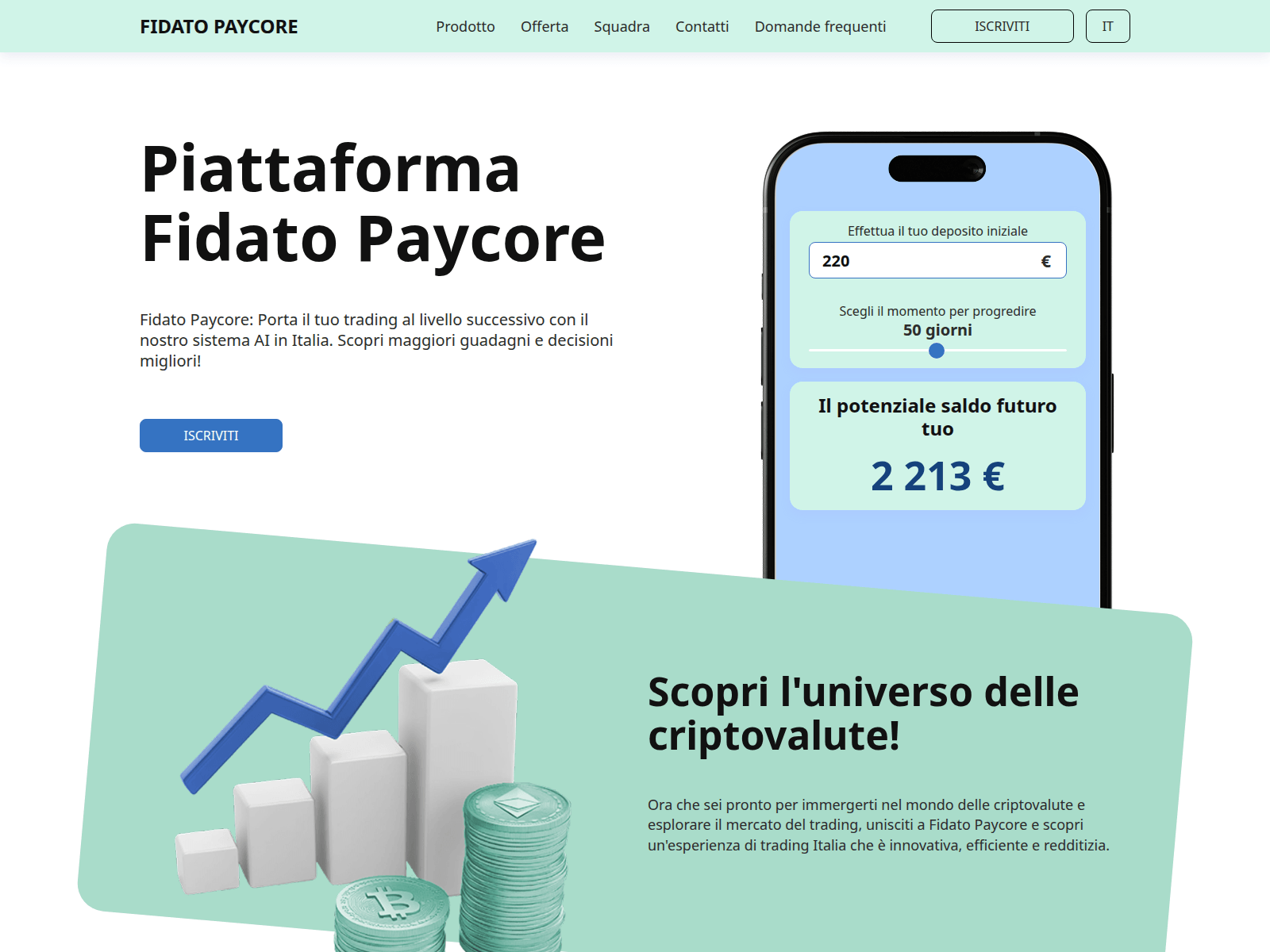 Screenshot of fidato-paycore.com