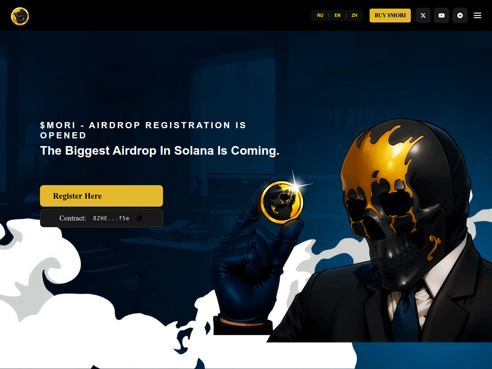 Screenshot of register-morico.com
