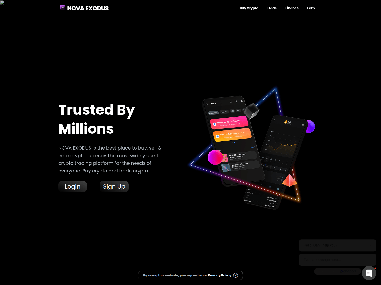 Screenshot of novaexodus.pro