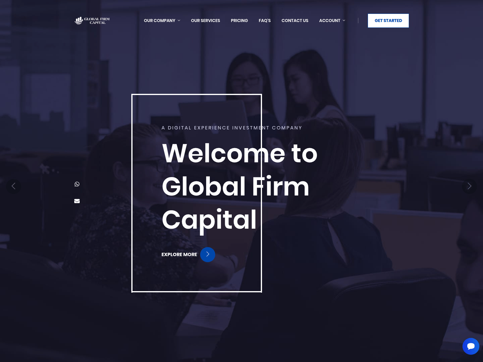 Screenshot of globalfirmcapital.com