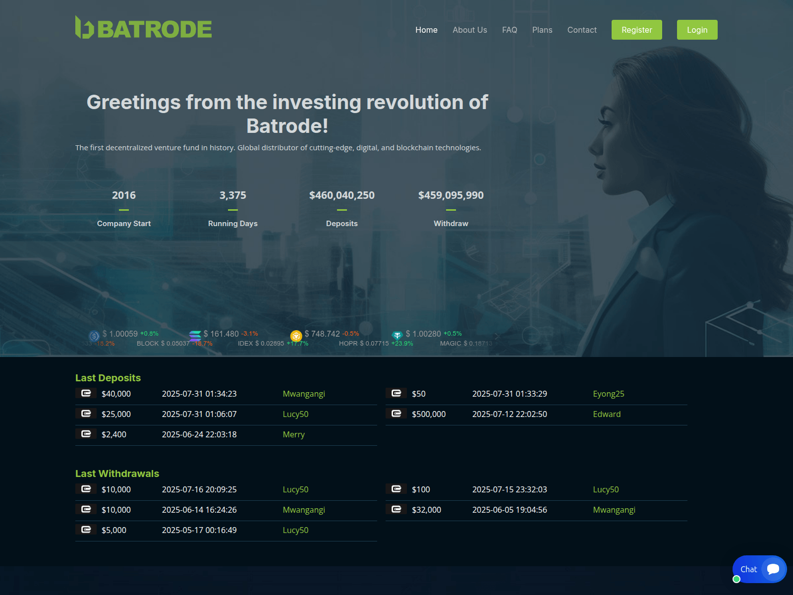 Screenshot of batrode.com