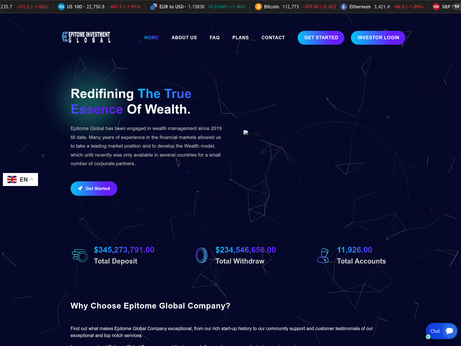 Screenshot of epitinv.com