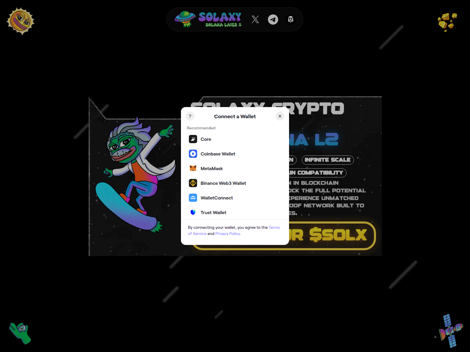 Screenshot of giftsolaxy.net
