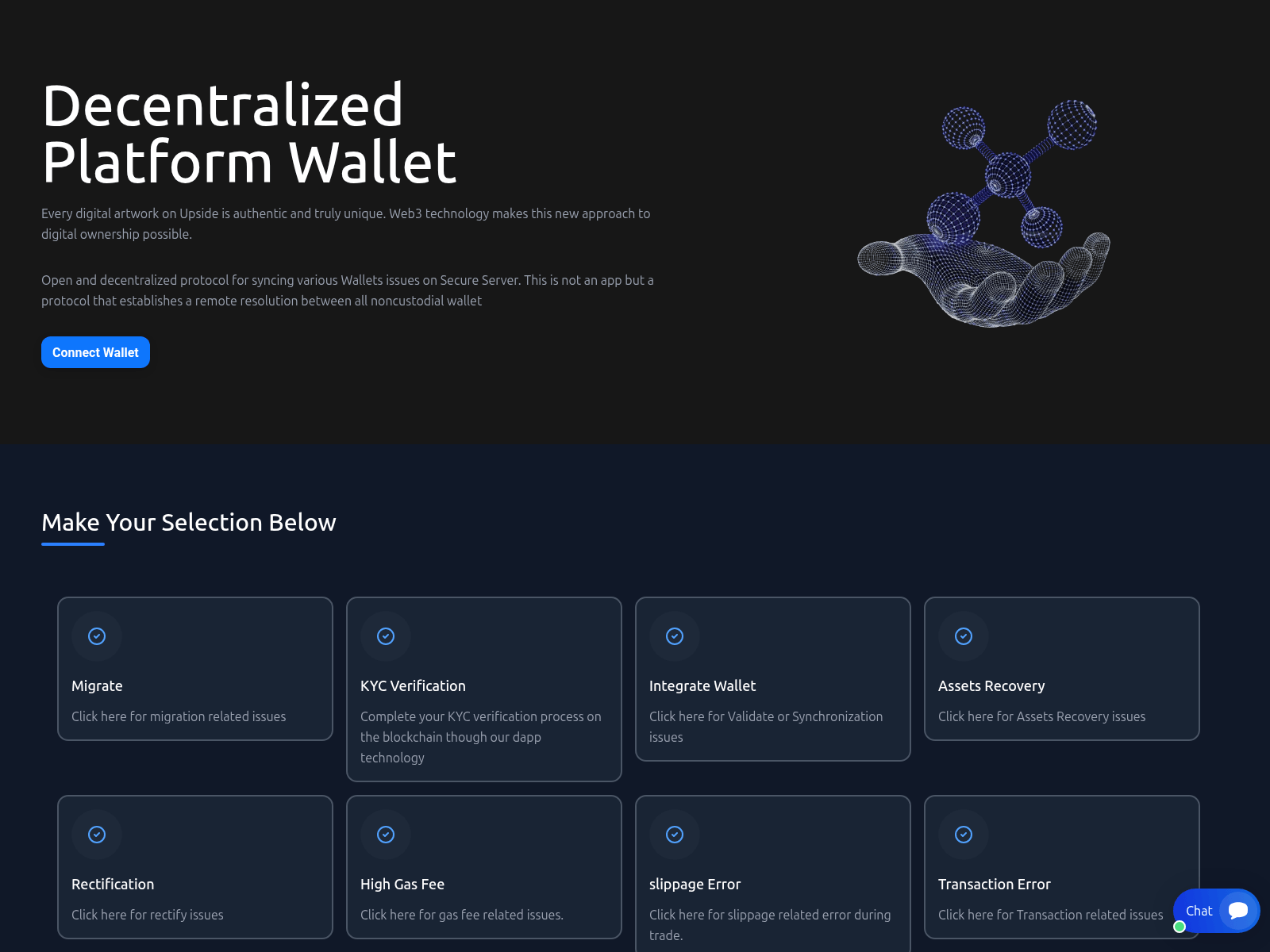 Screenshot of decentralizeddapps.vercel.app