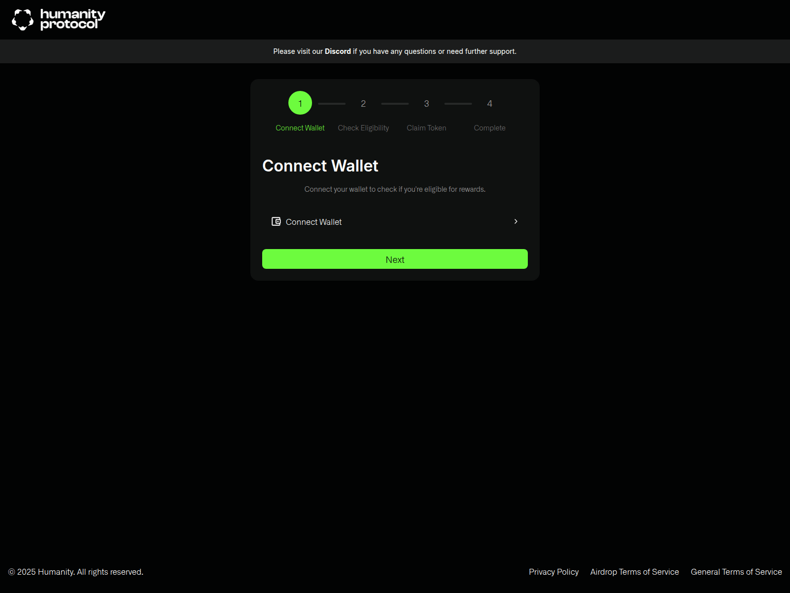 Screenshot of fairdrops.world