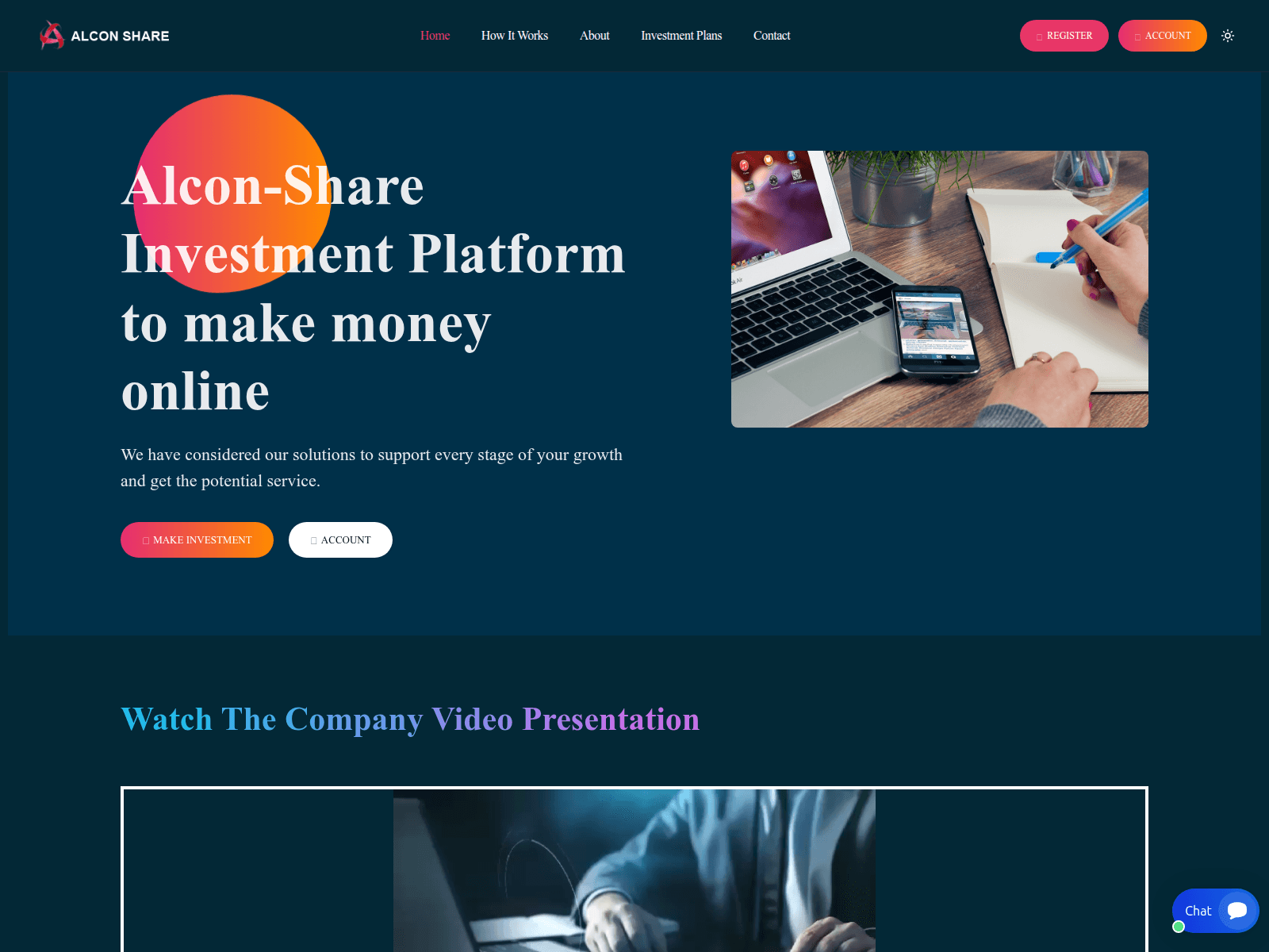 Screenshot of alcon-share.com