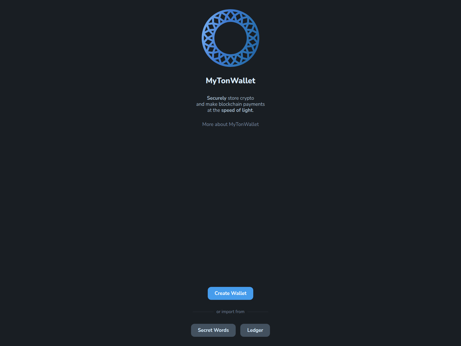Screenshot of mytonwalleet.app