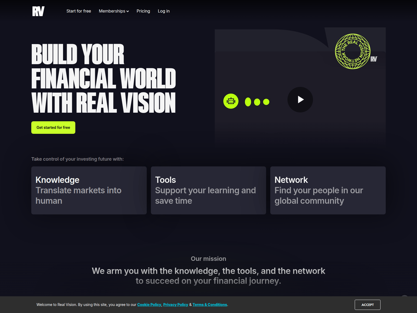 Screenshot of prorealvision.com
