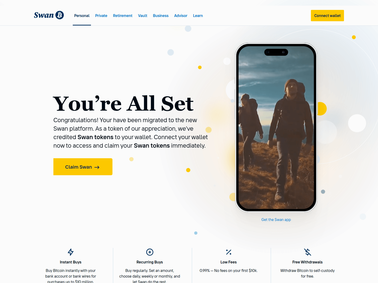 Forensic screenshot of myswanbitcoin.com