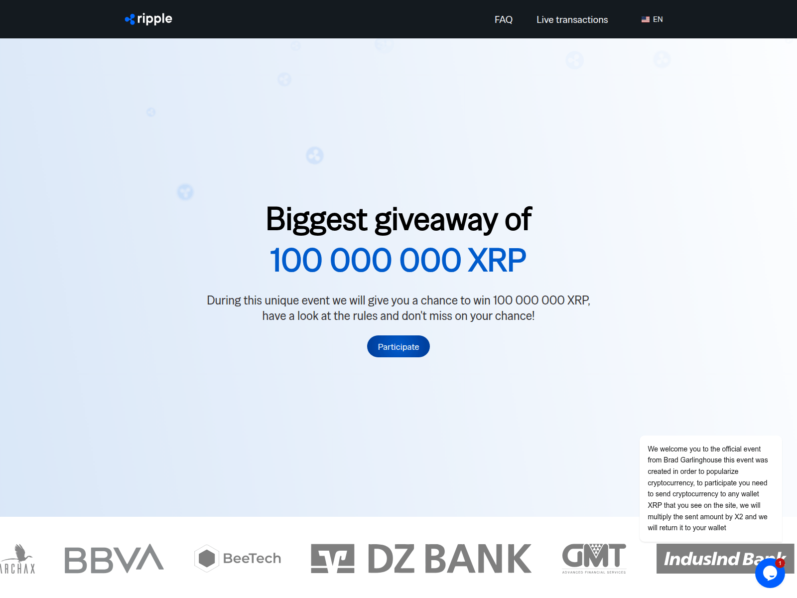 Screenshot of ripple-kr.com