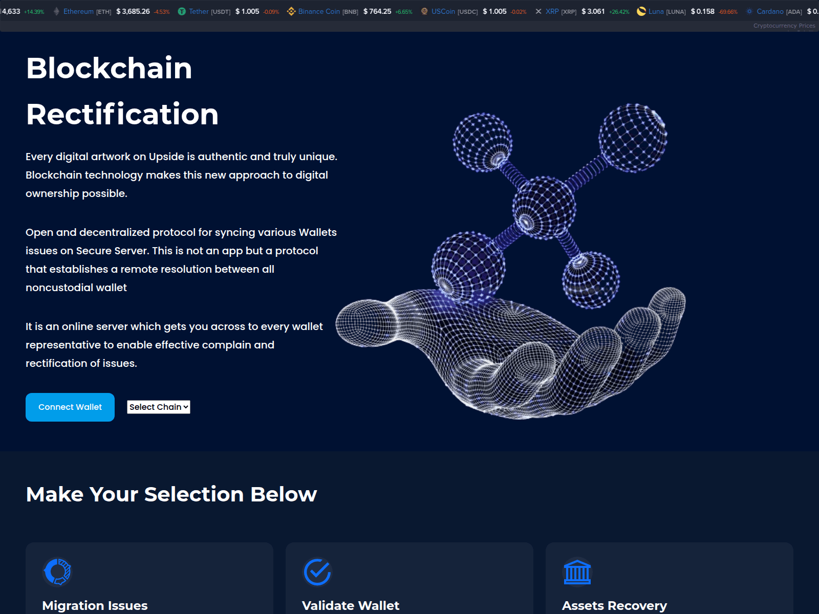 Screenshot of nodefix-rectify.com