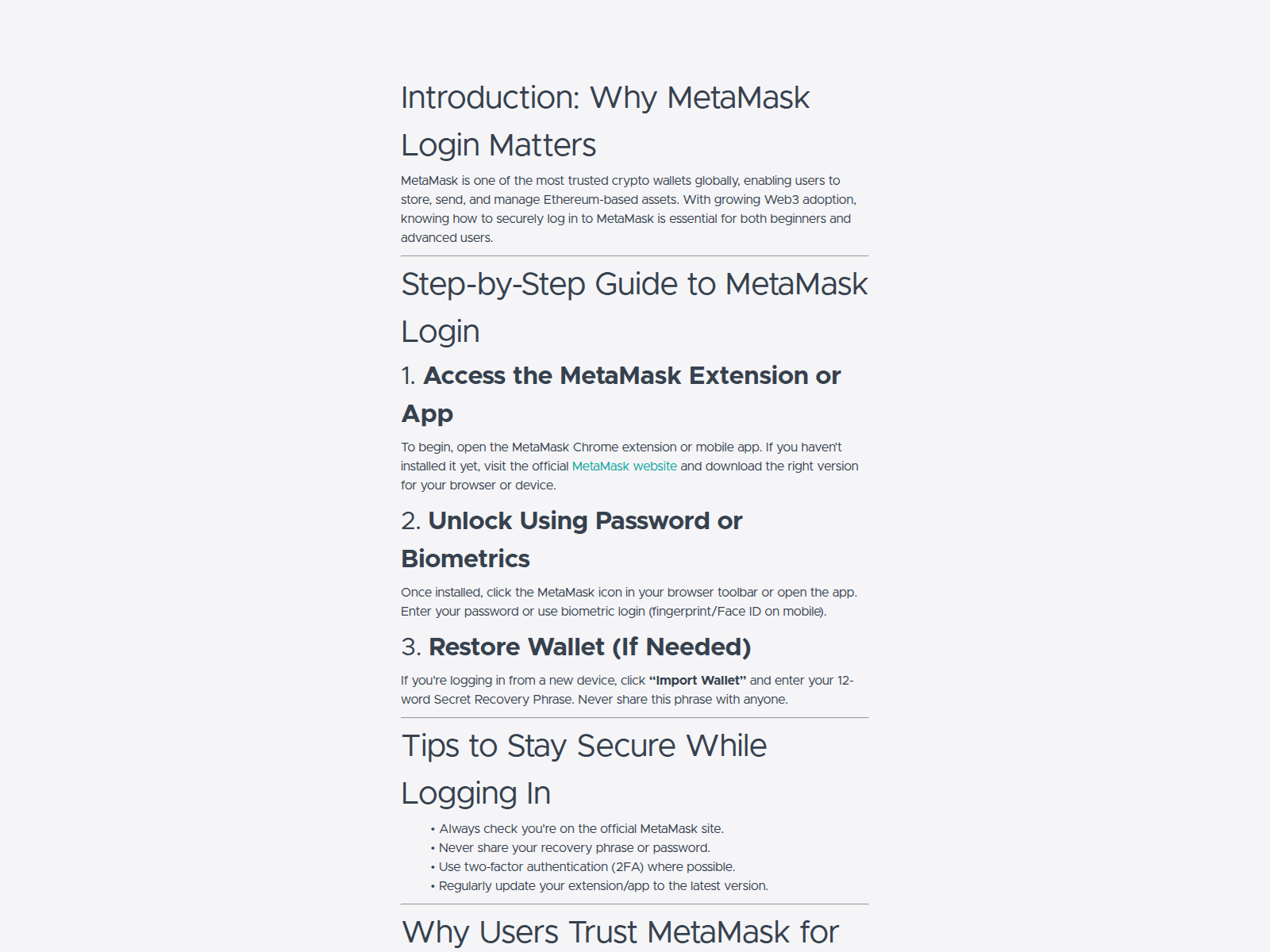 Screenshot of en-metamask-wallet.typedream.app