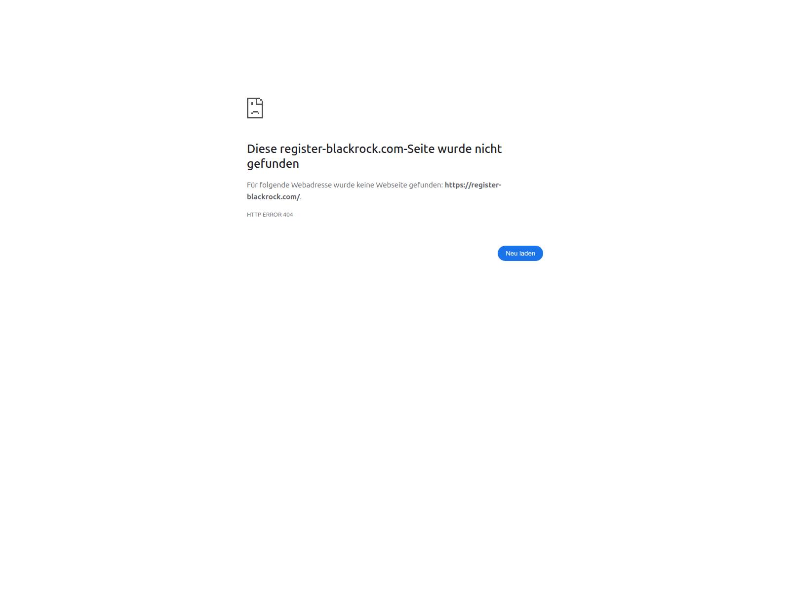 Screenshot of register-blackrock.com