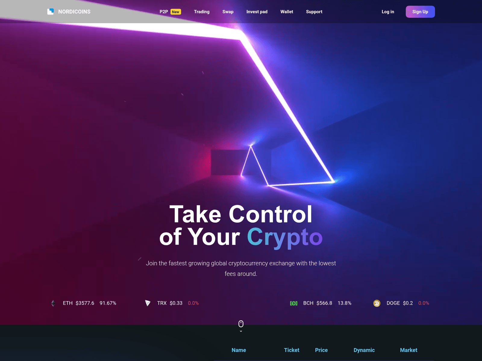 Screenshot of nordicoins.com