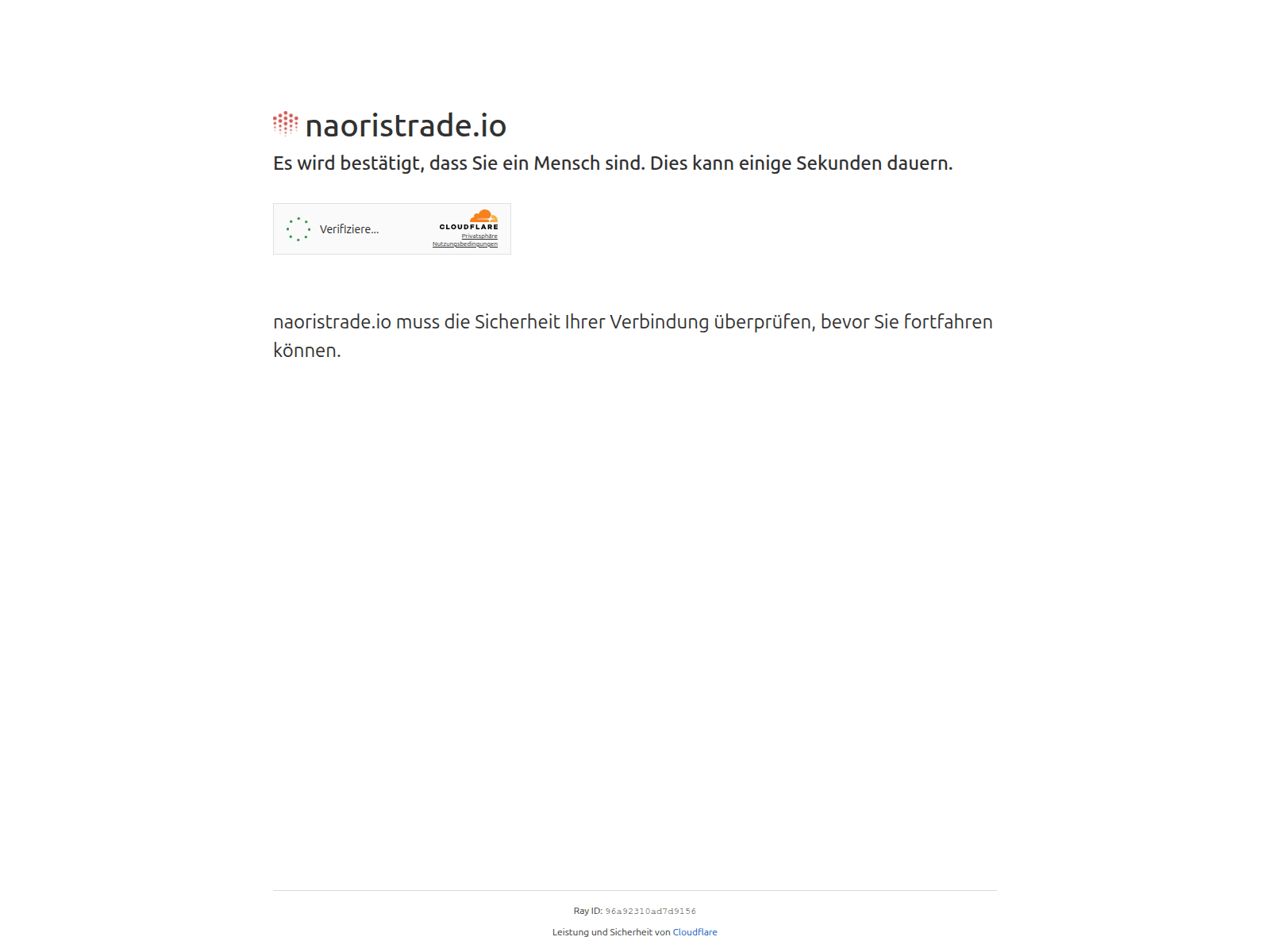 Screenshot of naoristrade.io