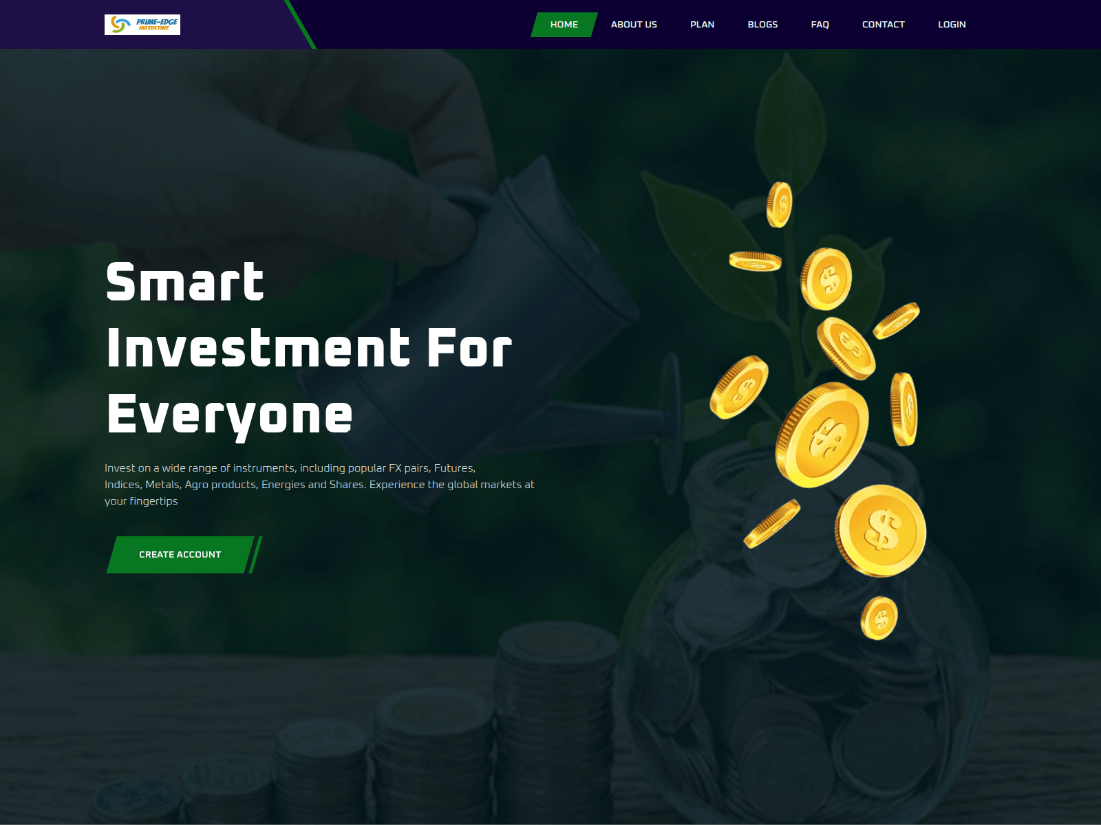 Screenshot of primeedgeinitiative.com