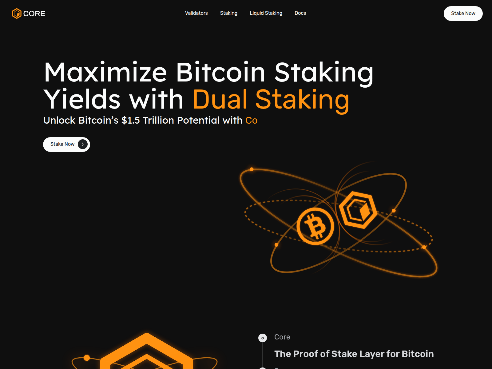Screenshot of register-coredao.com