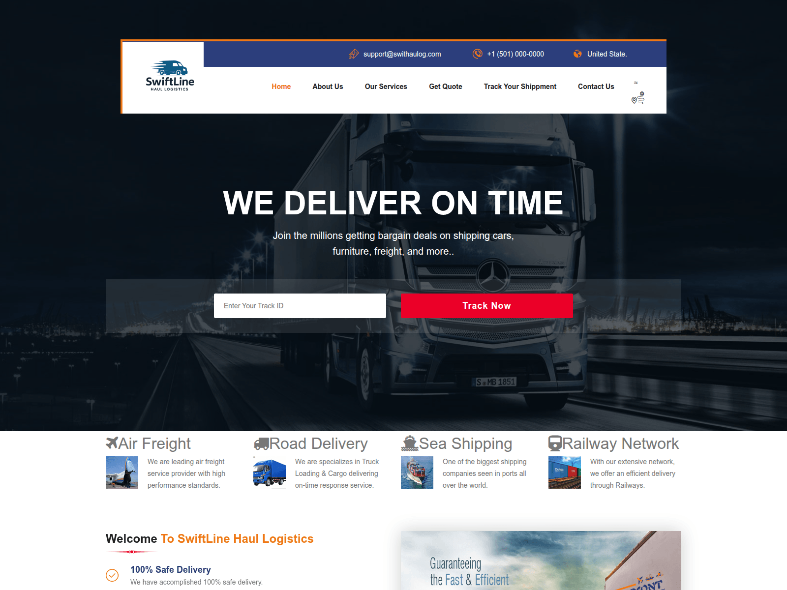 Screenshot of swithaulog.com