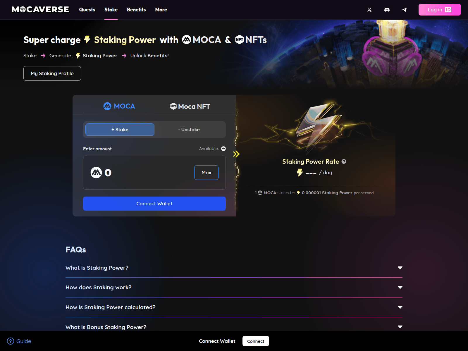 Screenshot of mocaverse.net