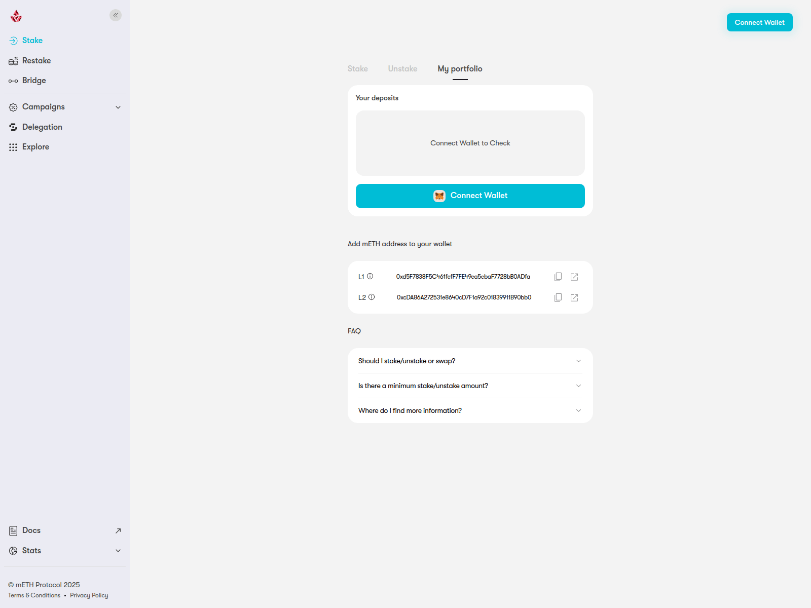 Screenshot of app-methprotocol.xyz