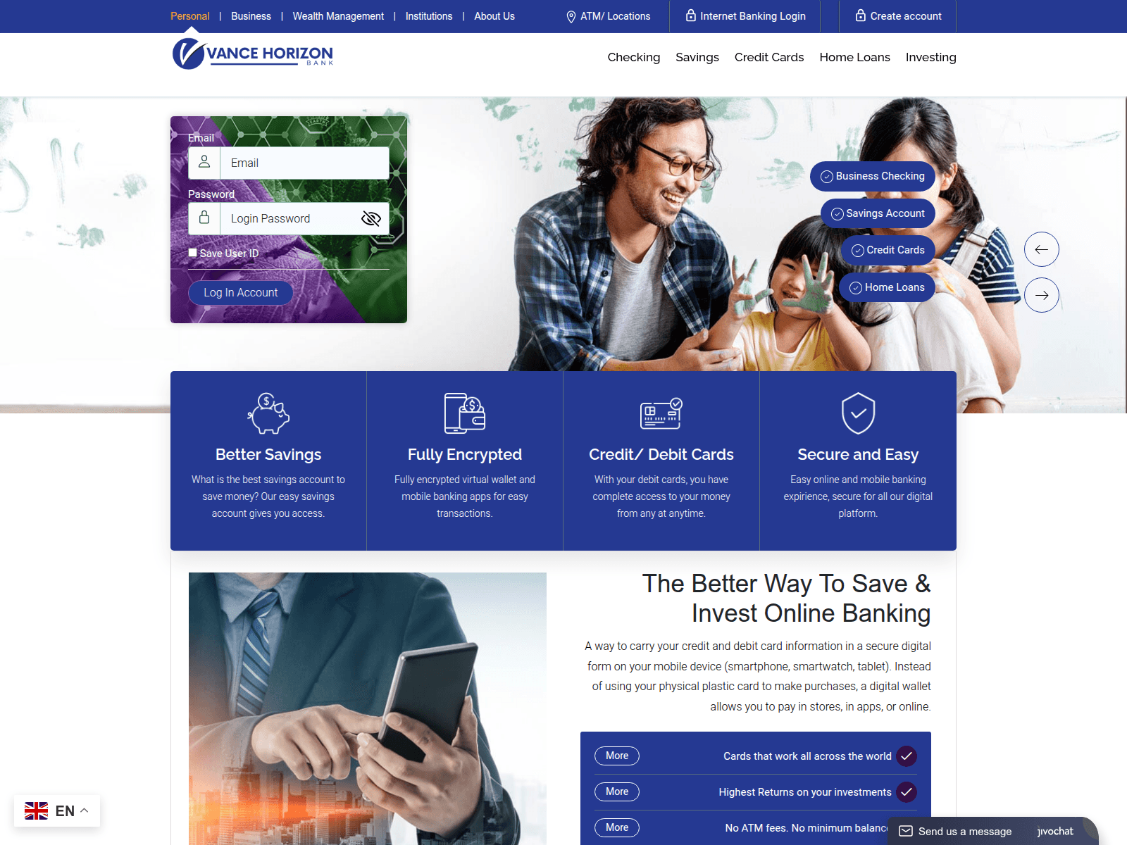 Screenshot of vancehorizonbk.online