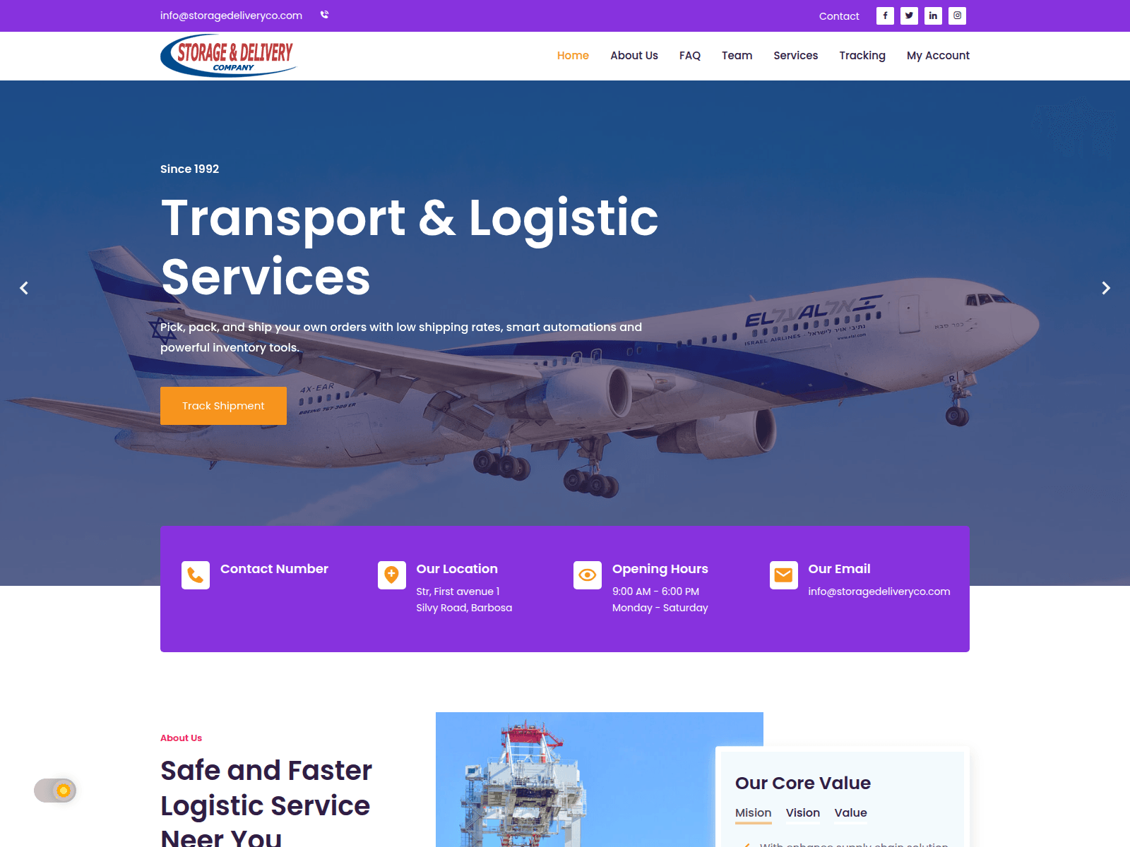 Screenshot of storagedeliveryco.com.crystaltorkunochem.com