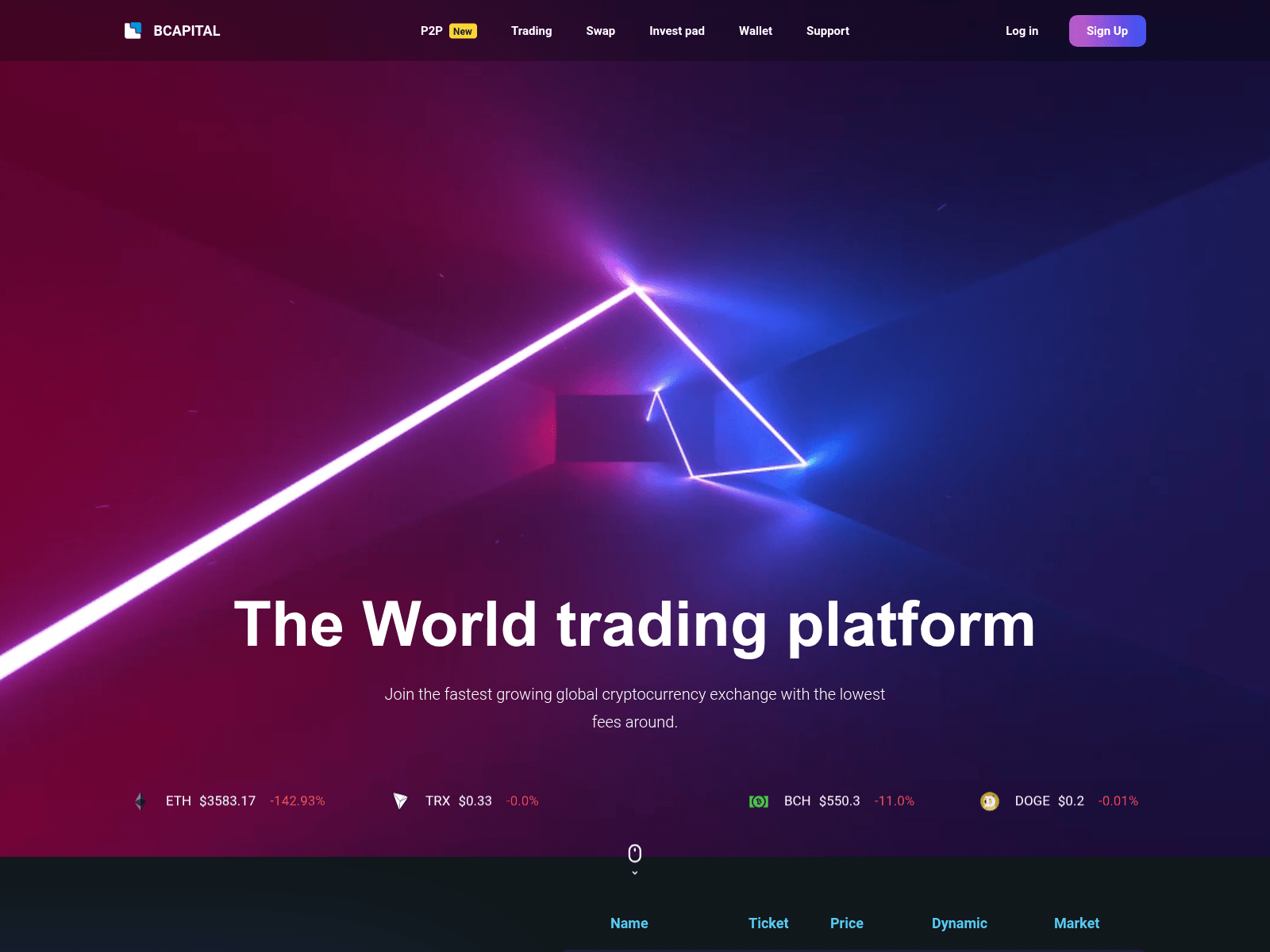 Screenshot of bcap.cc