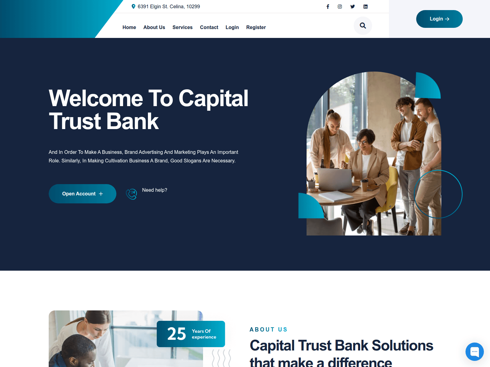 Screenshot of cptltrst.com