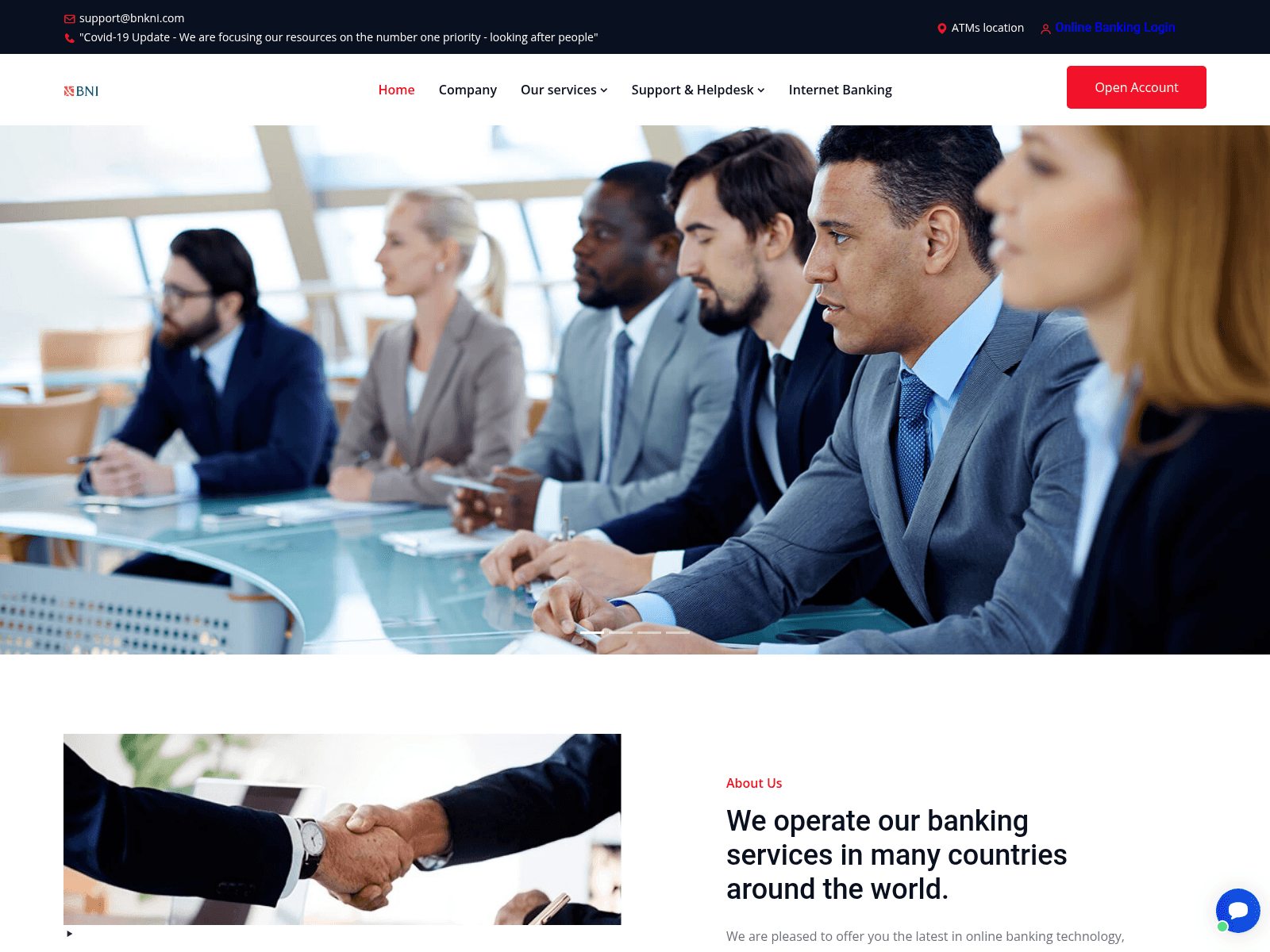 Screenshot of bnkni.com