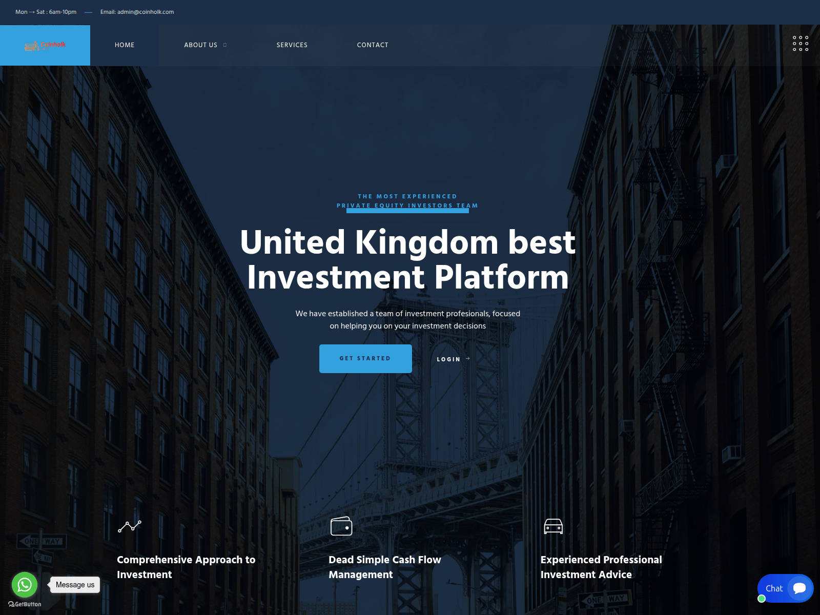 Screenshot of coinholk.com