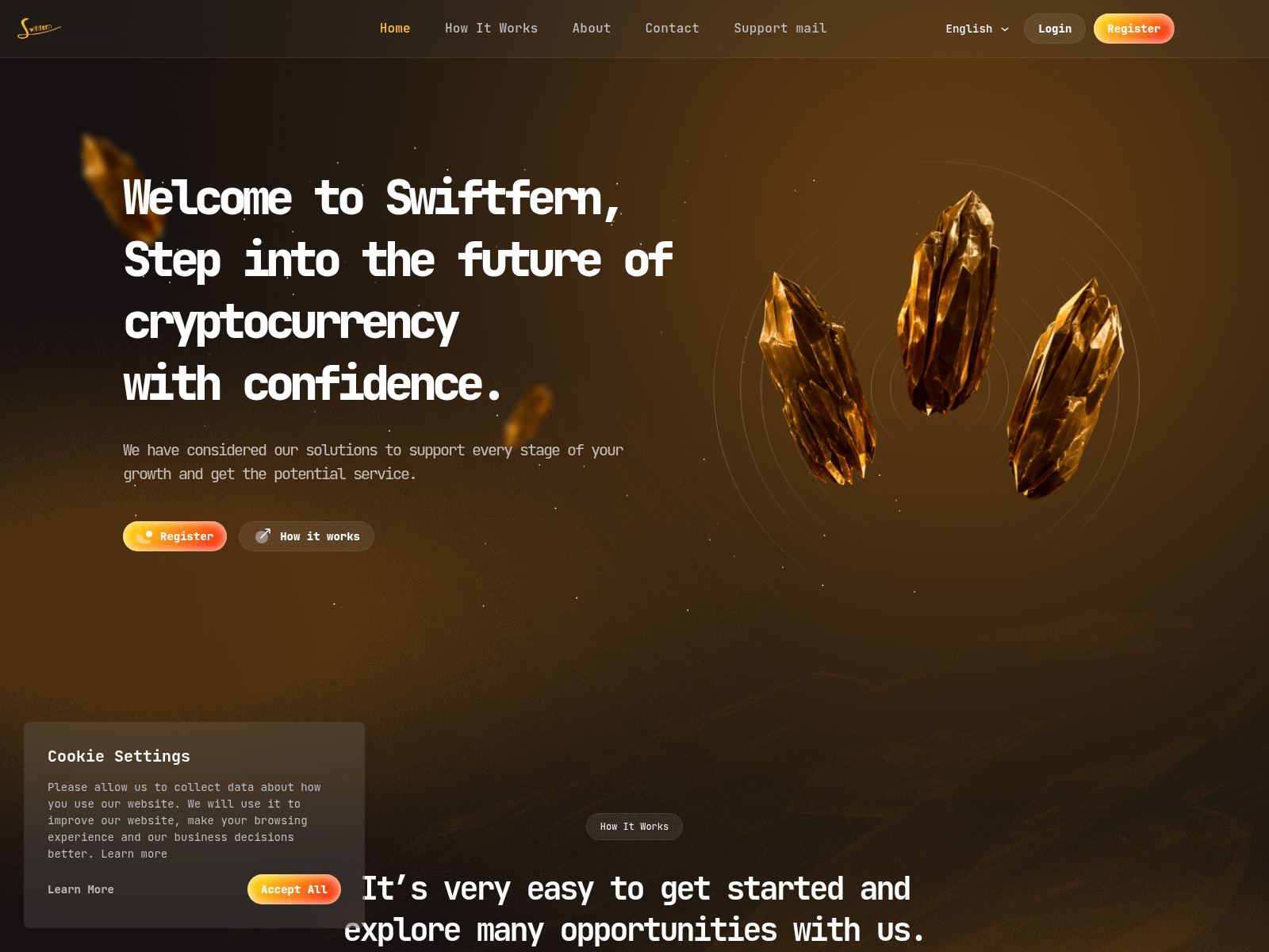 Screenshot of swiftferns.com