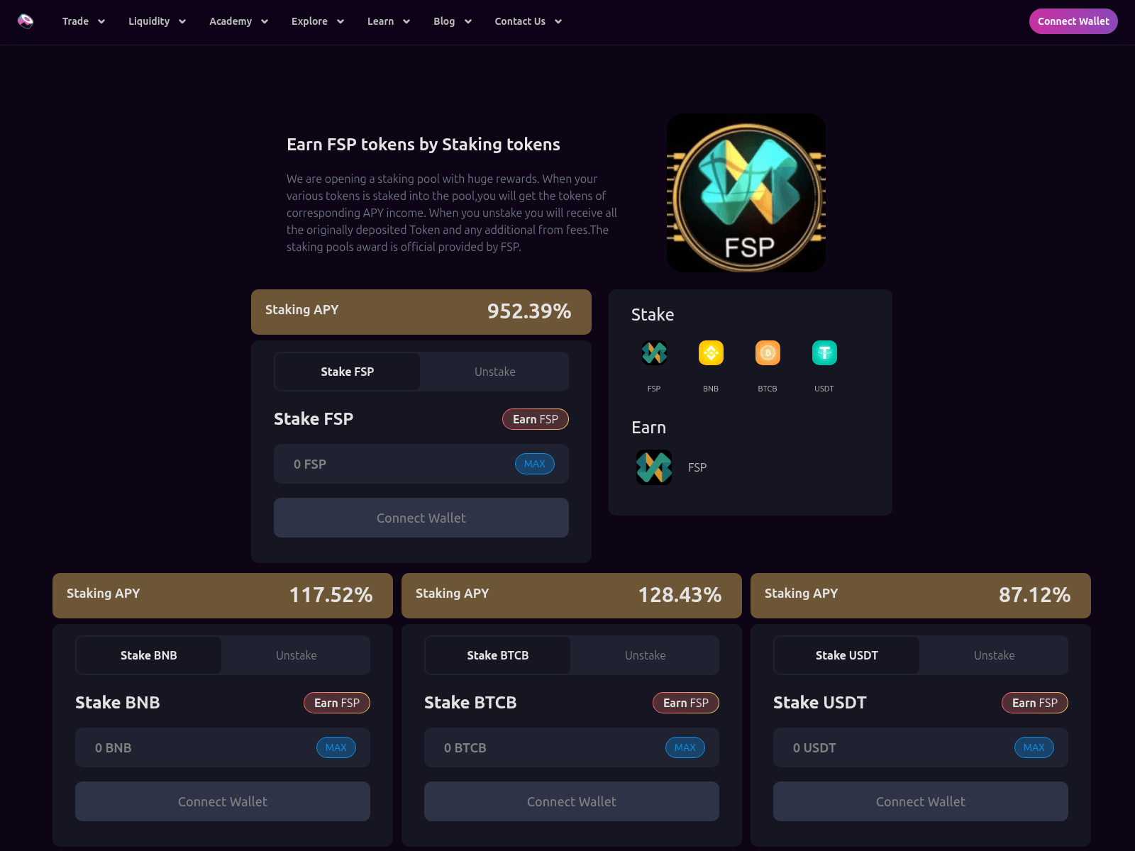 Screenshot of sushi-fsp.top